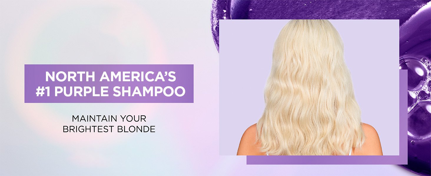 L'Oréal Paris EverPure Sulfate-Free Purple Shampoo and Conditioner, Number One Shampoo In North America Claim